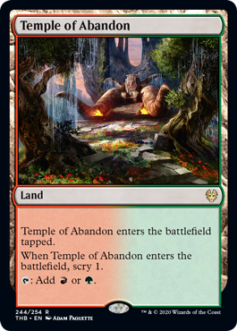 Temple of Abandon - Theros Beyond Death Spoiler