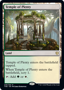 Temple of Plenty - Theros Beyond Death Spoiler