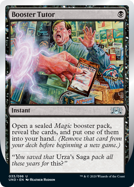 Booster Tutor - Unsanctioned Spoiler