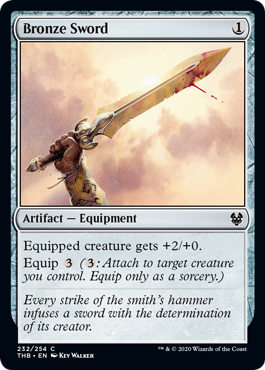 Bronze Sword - Theros Beyond Death Spoiler