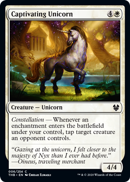 Captivating Unicorn - Theros Beyond Death Spoiler