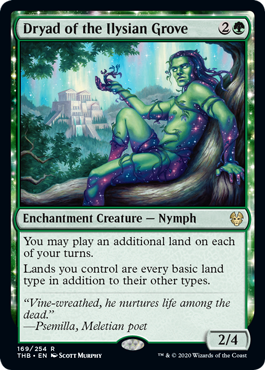 Dryad of the Ilysian Grove - Theros Beyond Death Spoiler