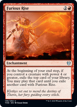 Furious Rise - Theros Beyond Death Spoiler