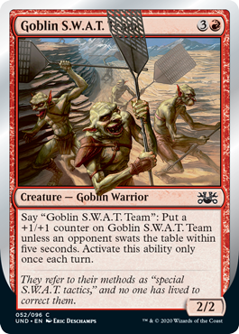 Goblin S.W.A.T. Team - Unsanctioned Spoiler