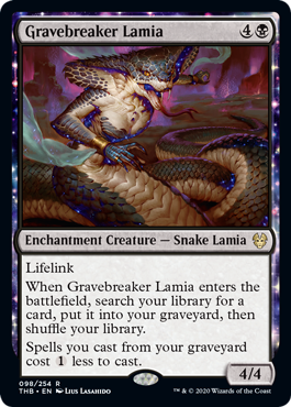 Gravebreaker Lamia - Theros Beyond Death Spoiler