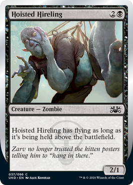 Hoisted Hireling - Unsanctioned Spoiler