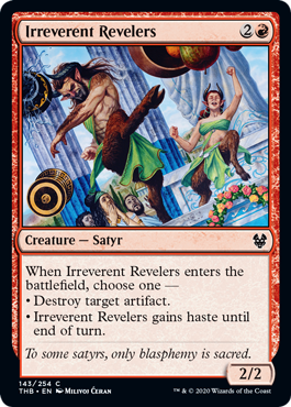 Irreverent Revelers - Theros Beyond Death Spoiler