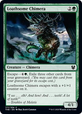 Loathsome Chimera - Theros Beyond Death Spoiler