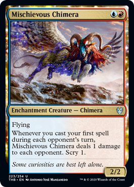 Mischievous Chimera - Theros Beyond Death Spoiler