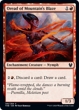 Oread of Mountain's Blaze - Theros Beyond Death Spoiler