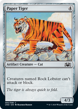 Paper Tiger - Unsanctioned Spoiler
