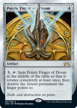 Pointy Finger of Doom - Unsanctioned Spoiler