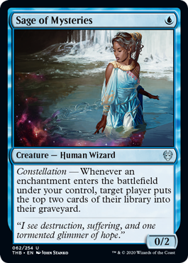 Sage of Mysteries - Theros Beyond Death Spoiler