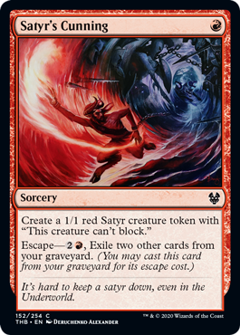 Satyr's Cunning - Theros Beyond Death Spoiler