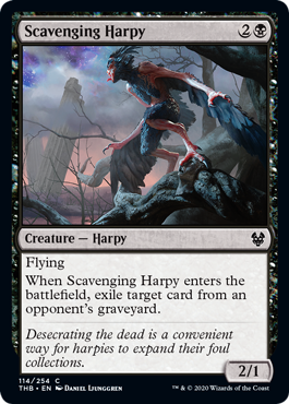 Scavenging Harpy - Theros Beyond Death Spoiler