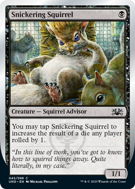 Snickering Squirrel - Unsanctioned Spoiler