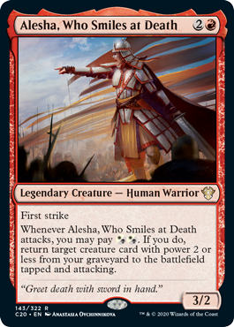 Alesha, Who Smiles at Death - Commander 2020 Spoilers