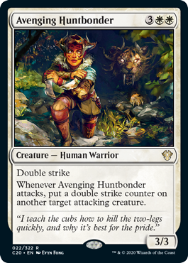 Avenging Huntbonder - Commander 2020 Spoiler
