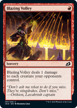 Blazing Volley - Ikoria Spoiler