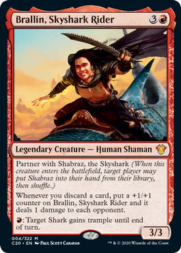 Brallin, Skyshark Rider - Commander 2020 Spoiler