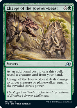 Charge of the Forever-Beast - Ikoria Spoiler