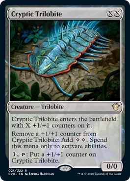 Cryptic Trilobite - Commander 2020 Spoiler