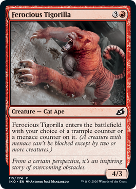 Ferocious Tigorilla - Ikoria Spoiler