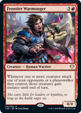 Frontier Warmonger - Commander 2020 Spoiler