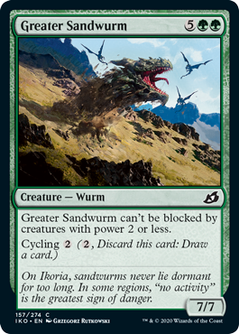 Greater Sandwurm - Ikoria Spoiler