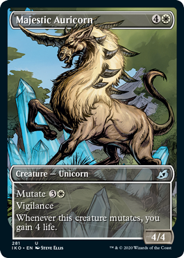 Majestic Auricorn (Variant) - Ikoria Spoiler