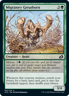 Migratory Greathorn - Ikoria Spoiler