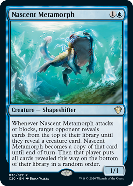 Nascent Metamorph - Commander 2020 Spoiler