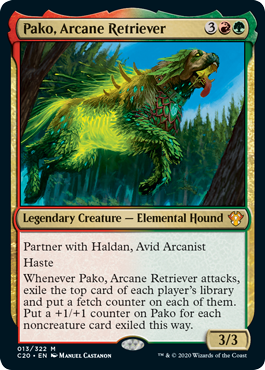 Pako, Arcane Retriever - Commander 2020 Spoiler