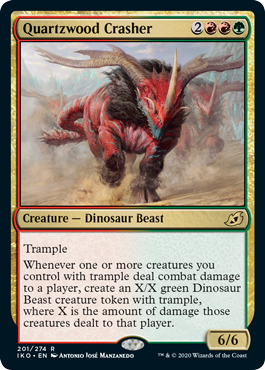 Quartzwood Crasher - Ikoria Spoiler