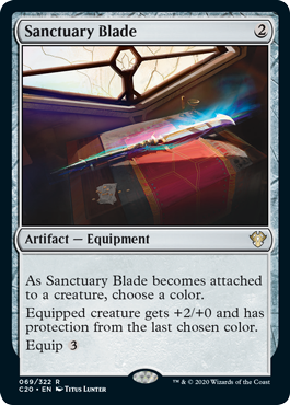 Sanctuary Blade - Commander 2020 Spoiler