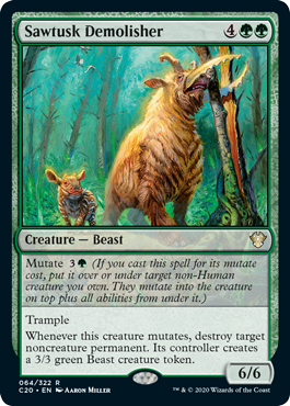 Sawtusk Demolisher - Commander 2020 Spoiler