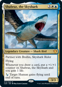 Shabraz, the Skyshark - Commander 2020 Spoiler