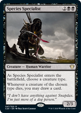 Species Specialist - Commander 2020 Spoiler