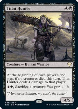 Titan Hunter - Commander 2020 Spoiler