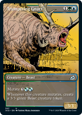 Trumpeting Gnarr (Variant) - Ikoria Spoiler