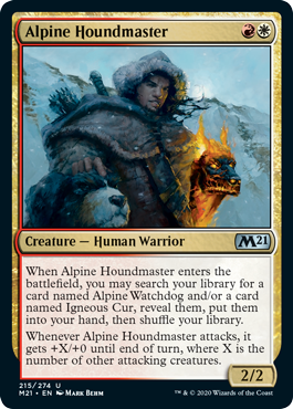 Alpine Houndmaster - Core Set 2021 Spoiler