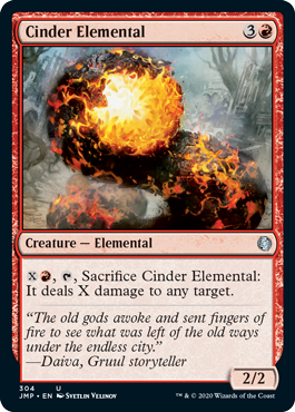 Cinder Elemental - Jumpstart Spoiler