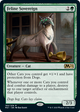 Feline Sovereign - Core Set 2021 Spoiler