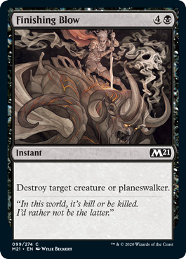 Finishing Blow - Core Set 2021 Spoiler