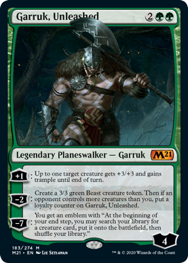 Garruk, Unleashed - Core Set 2021 Spoiler