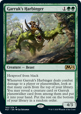 Garruk's Harbinger - Core Set 2021 Spoiler