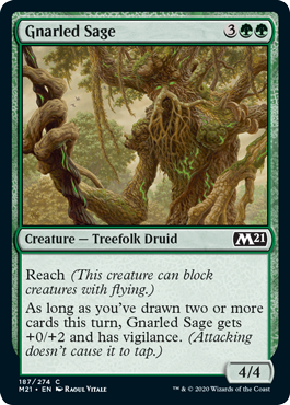 Gnarled Sage - Core Set 2021 Spoiler