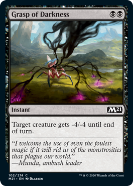 Grasp of Darkness - Core Set 2021 Spoiler