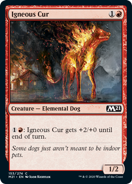 Igneous Cur - Core Set 2021 Spoiler