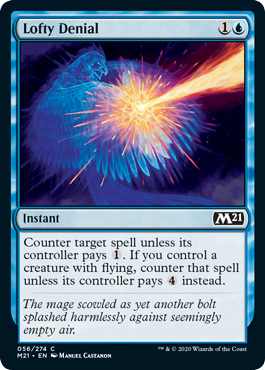 Lofty Denial - Core Set 2021 Spoiler